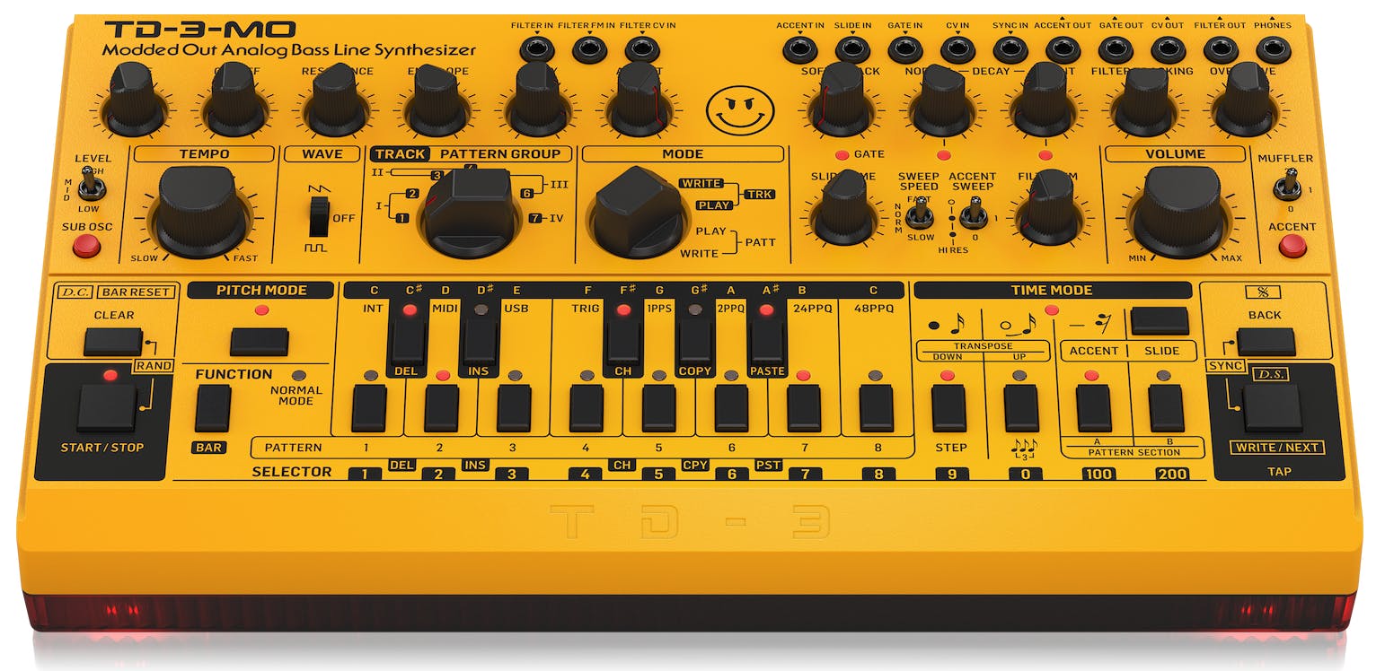Behringer TD-3-MO-AM “Modded Out” Analog Bass Line Synthesizer in